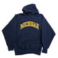 Michigan Embroidered Script Hoodie