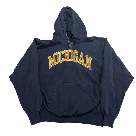 Michigan Embroidered Scirpt Hoodie