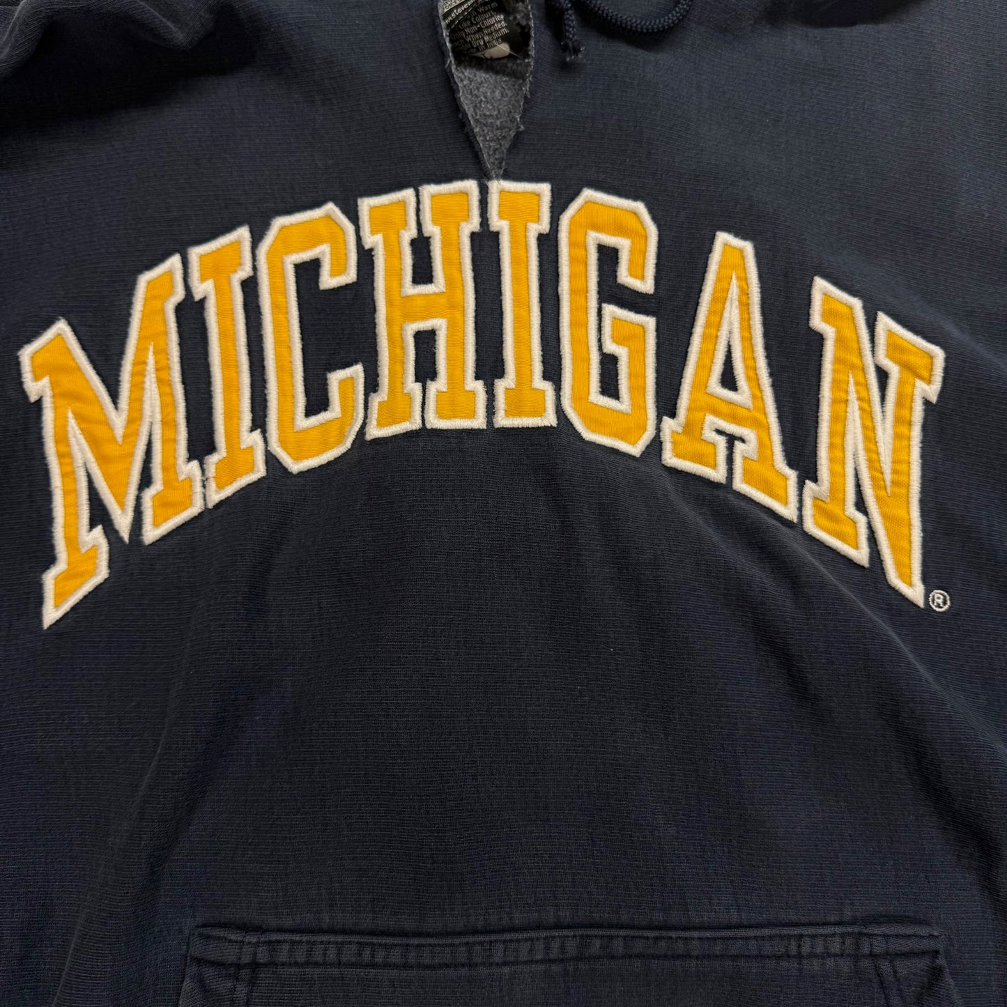 Michigan Embroidered Scirpt Hoodie