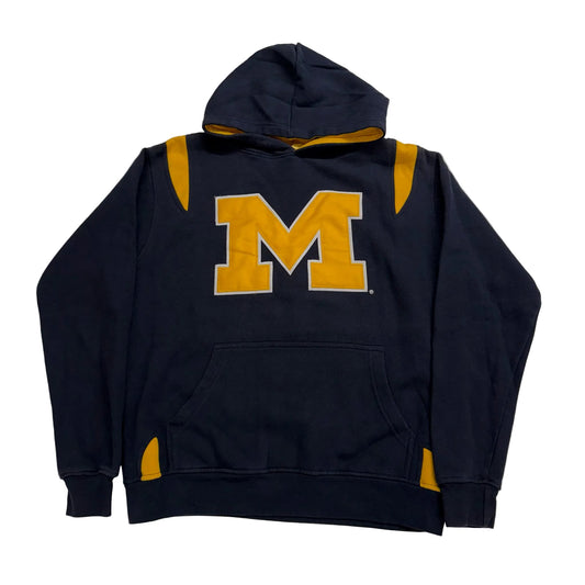 Michigan Embroidered Block M Hoodie