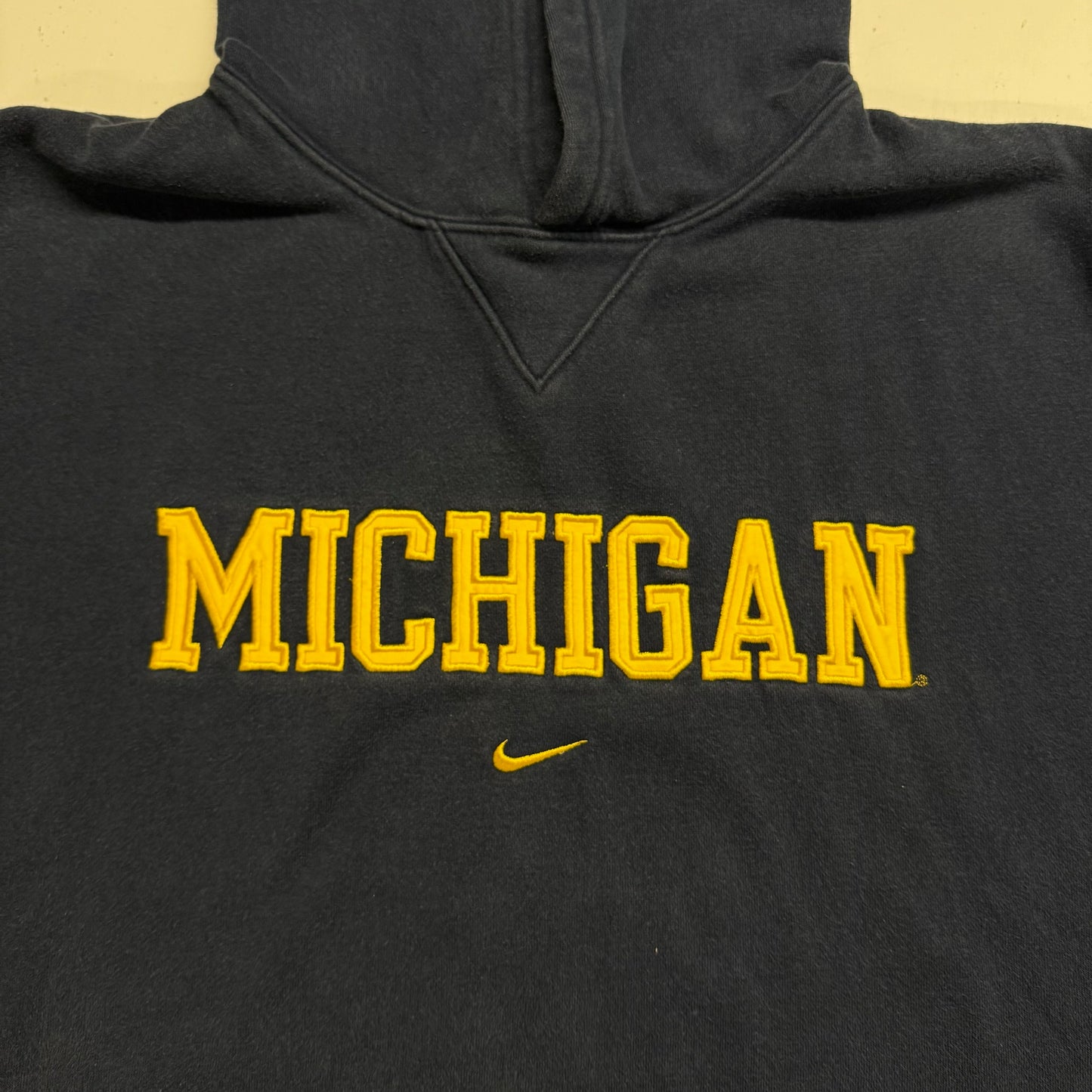 Michigan Nike Swoosh Embroidered Hoodie