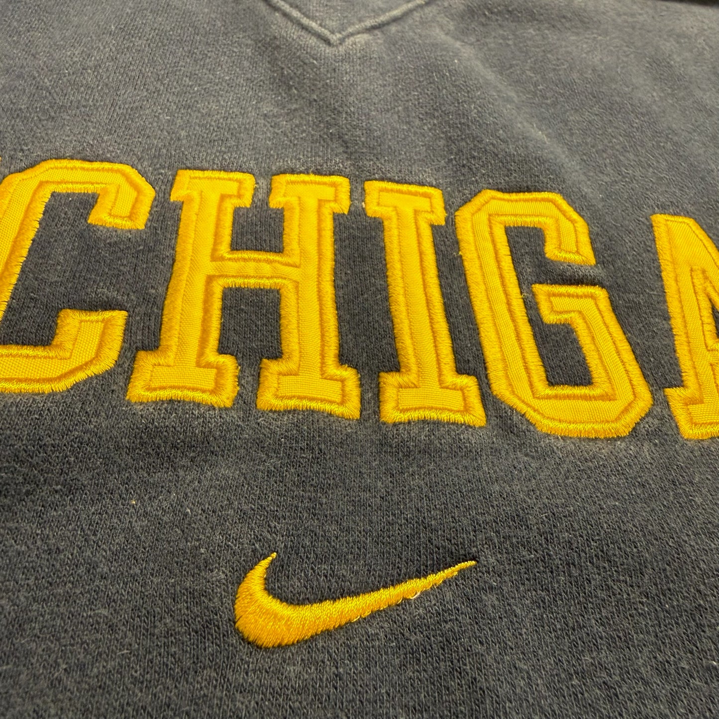 Michigan Nike Swoosh Embroidered Hoodie