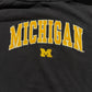 Michigan Embroidered Script & M Hoodie