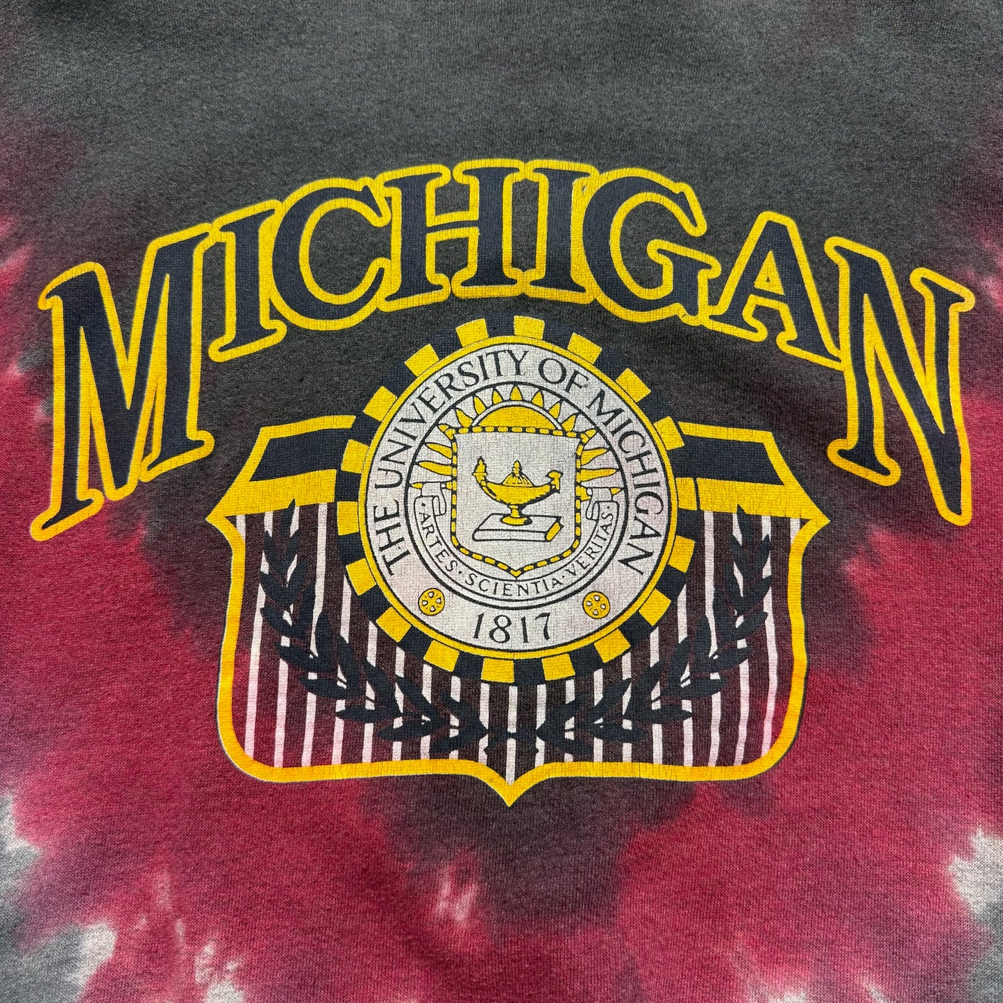 Michigan Tie Dye Crewneck