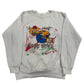 Gray sweatshirt with football helmet graphic and 'Rose Bowl' text on a white background
