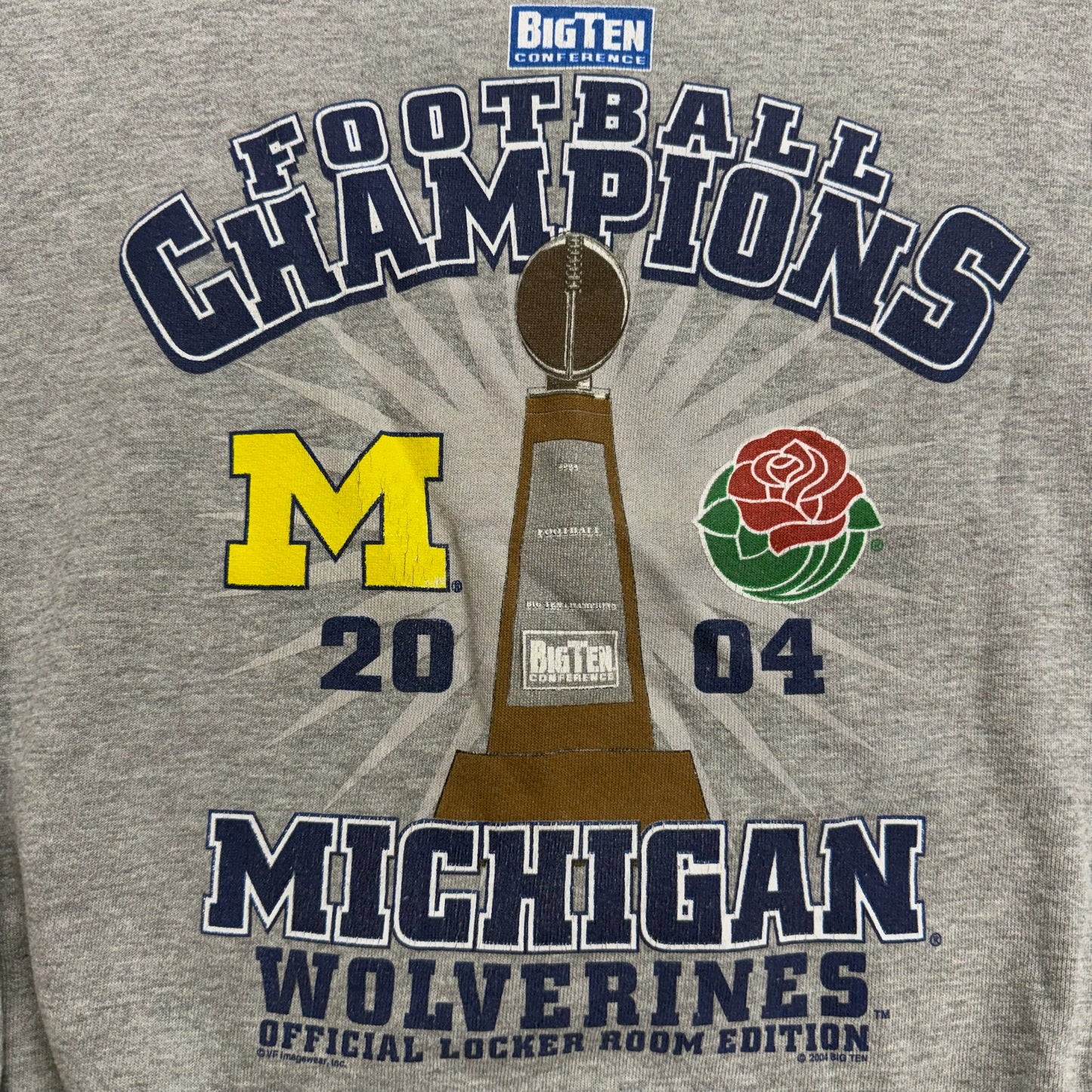 Michigan 2004 Big 10 Champs Crewneck