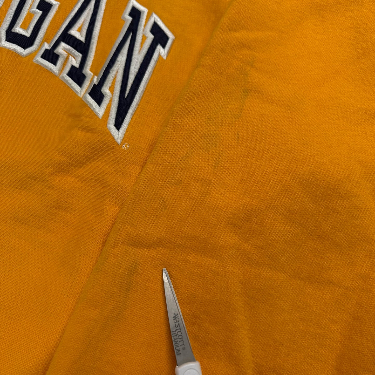 Michigan Embroidered Crewneck