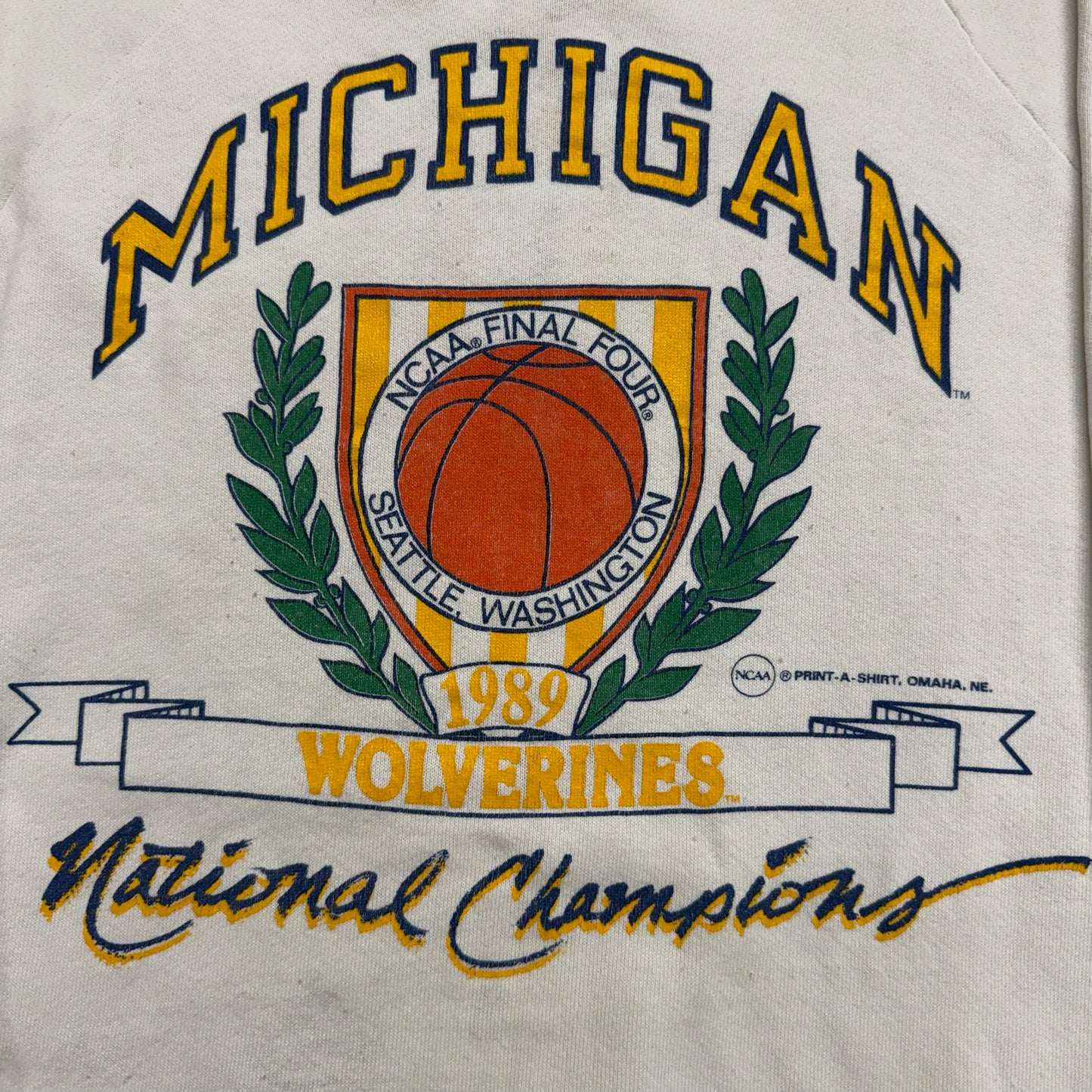 Michigan 1989 National Champions Crewneck