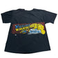 Black t-shirt with 'Michigan Wolverine' graphic on a white background