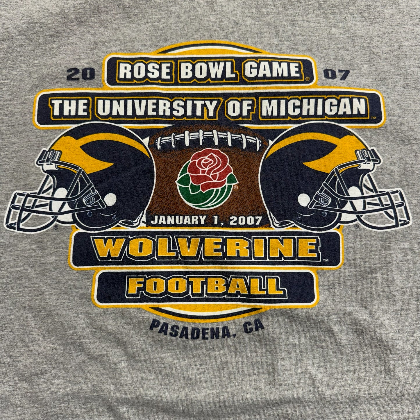 Michigan 2007 Rose Bowl T-Shirt