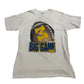 White t-shirt with football graphic and 'BIG GAME' text on a white background
