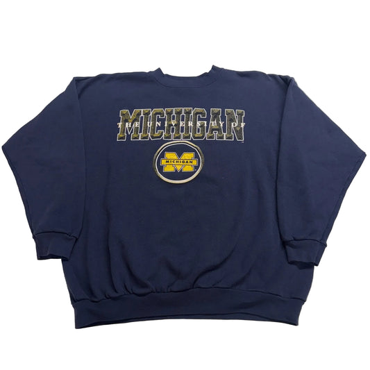 Michigan Graphic Script Crewneck