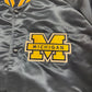 Michigan Satin Bomber Jacket