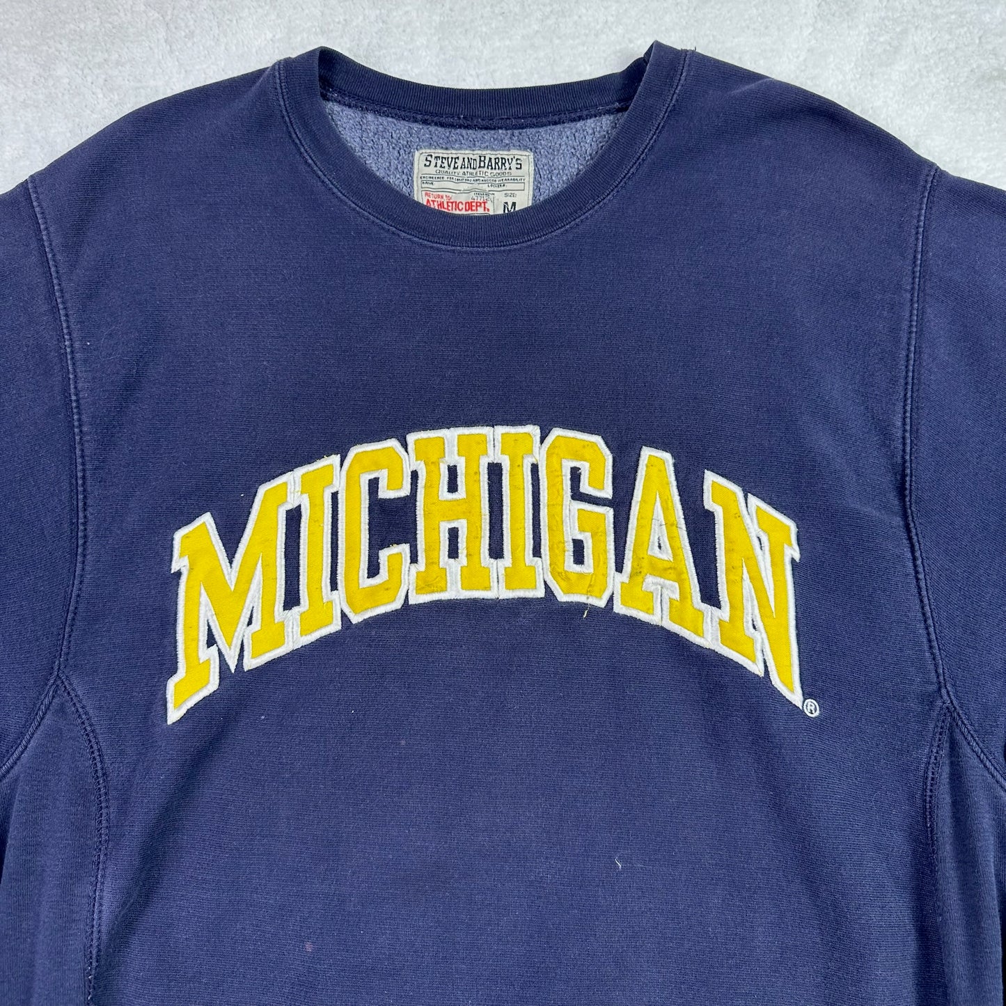 Michigan Embroidered Crewneck