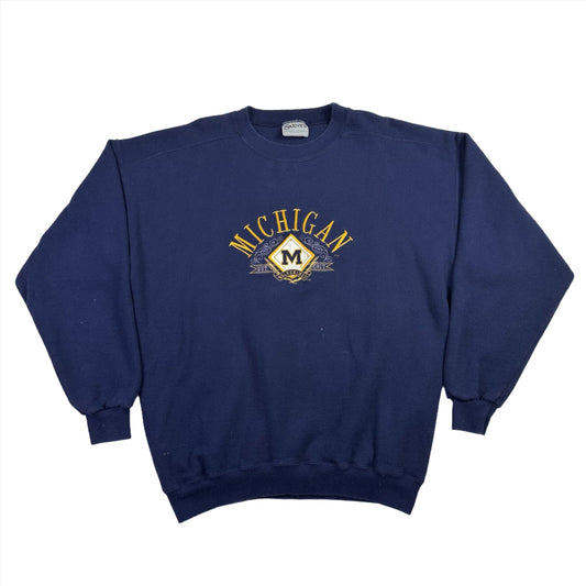 Michigan Embroidered Crewneck