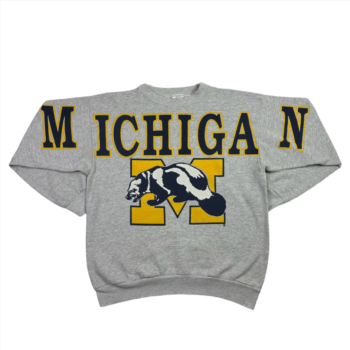 Michigan Cross-Script Crewneck