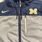 Modern Michigan Nike Fleece Windbreaker
