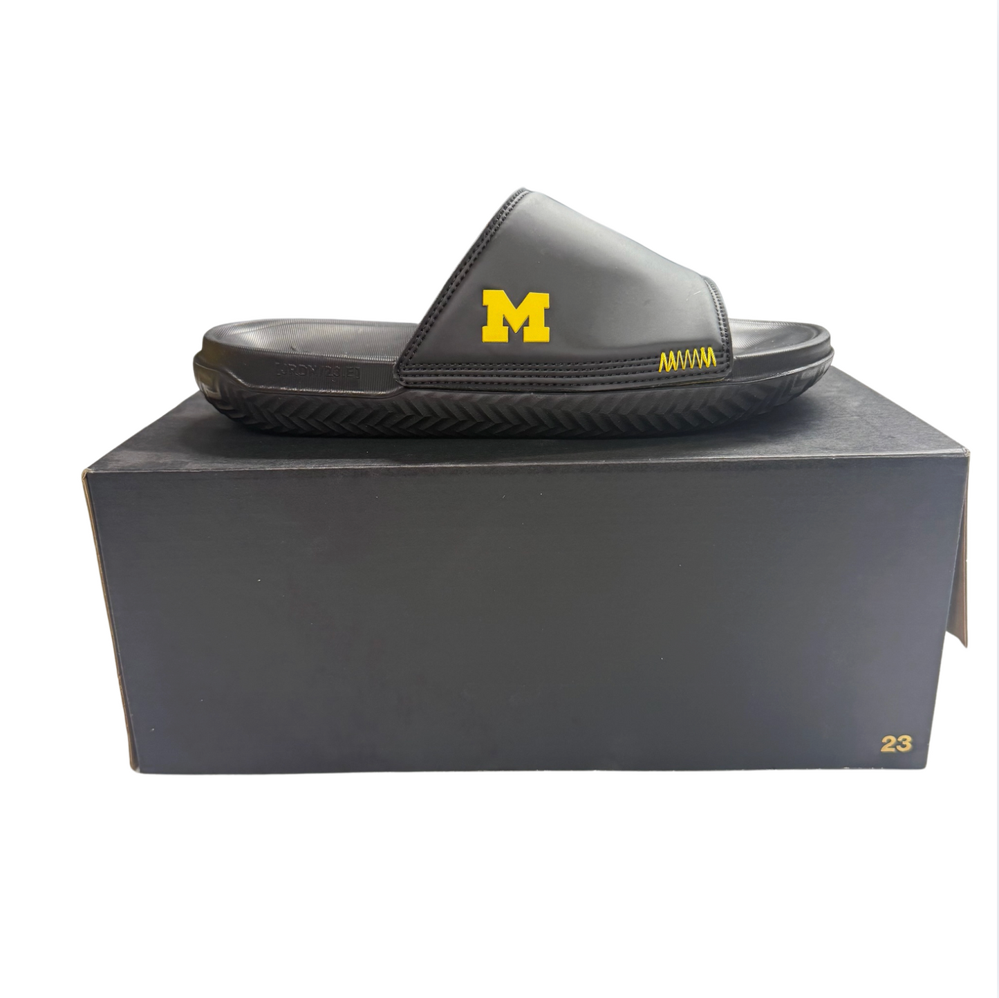 NEW Michigan Jordan Play Slides