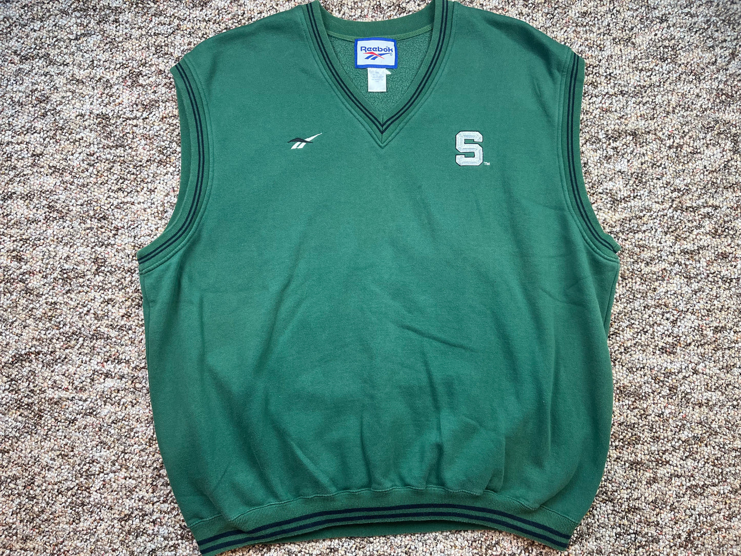 Michigan State Embroidered Sweater Vest