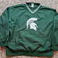Michigan State Embroidered Pullover