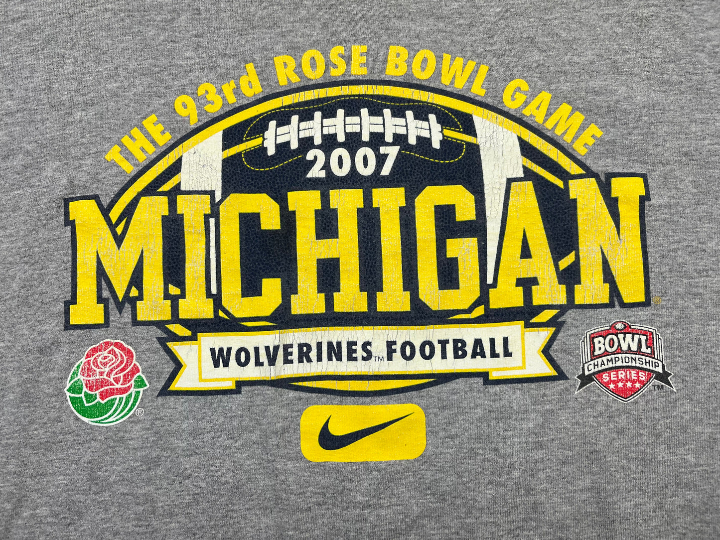 Michigan 2007 Rose Bowl Longsleeve T-Shirt