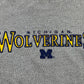 Michigan Wolverines Embroidered Crewneck