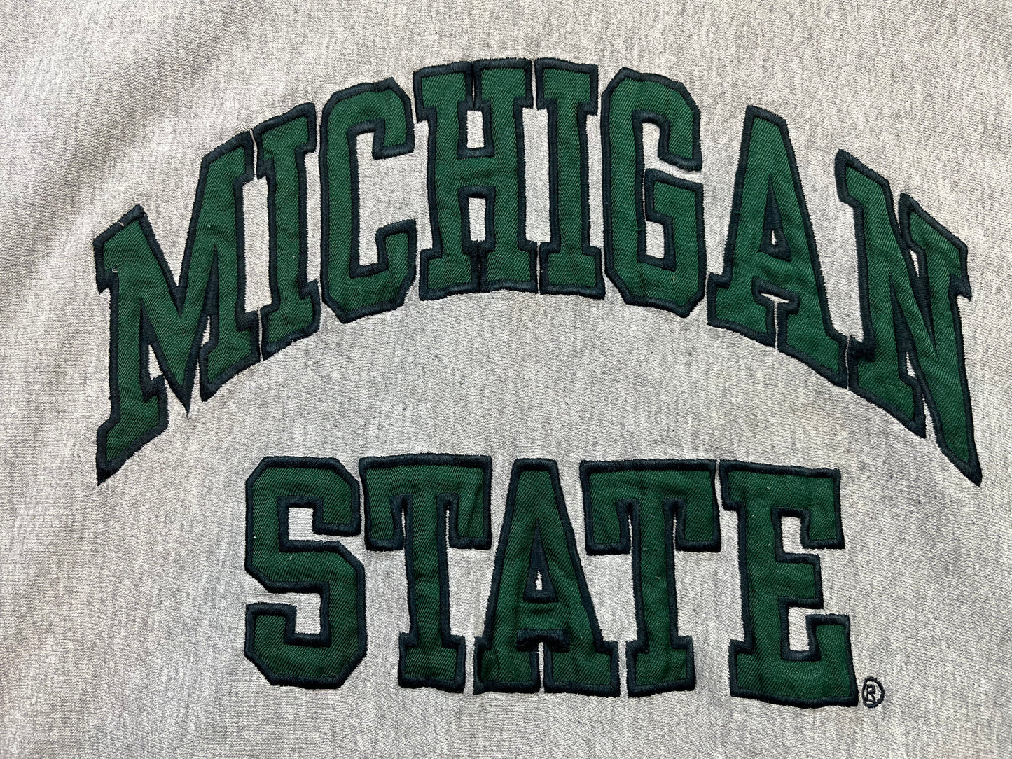 Michigan State Reverse Weave Embroidered Sweatshirt