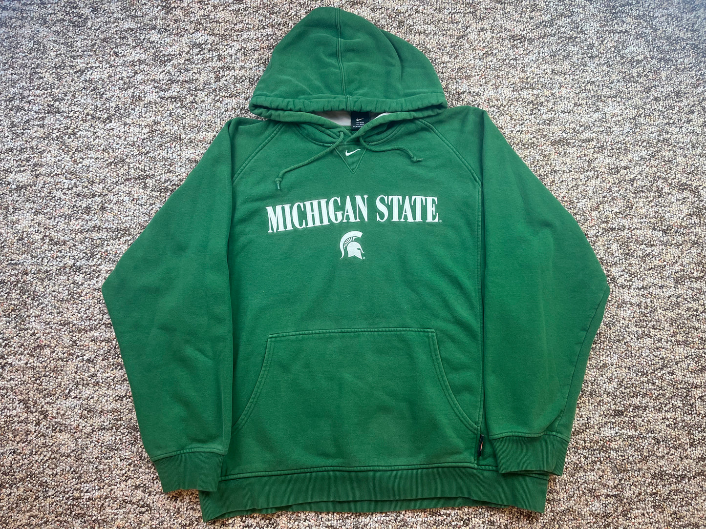 Michigan State Embroidered Centerswoosh Sweatshirt