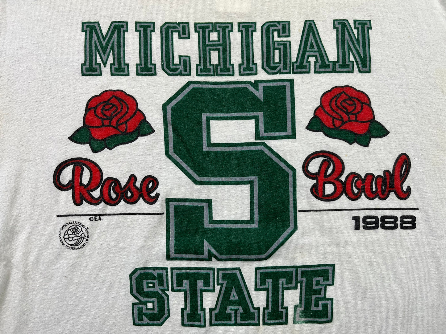 Michigan state 1988 Rose Bowl T-Shirt