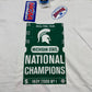 Michigan State 2000 Champs T-Shirt NWT