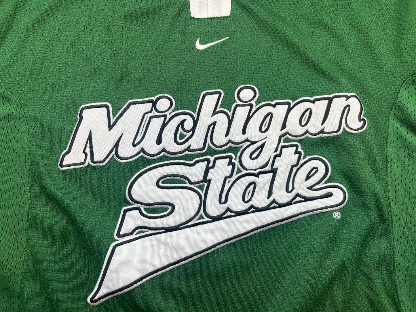Michigan State Embroidered Hockey Jersey