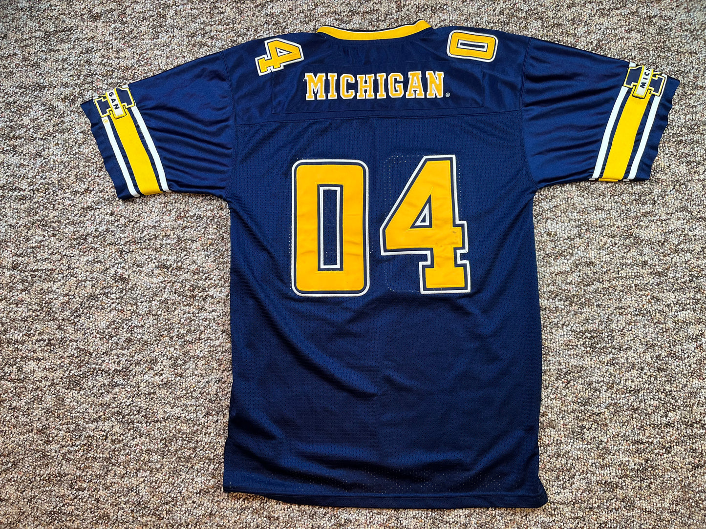 Michigan Embroidered Football Jersey #04