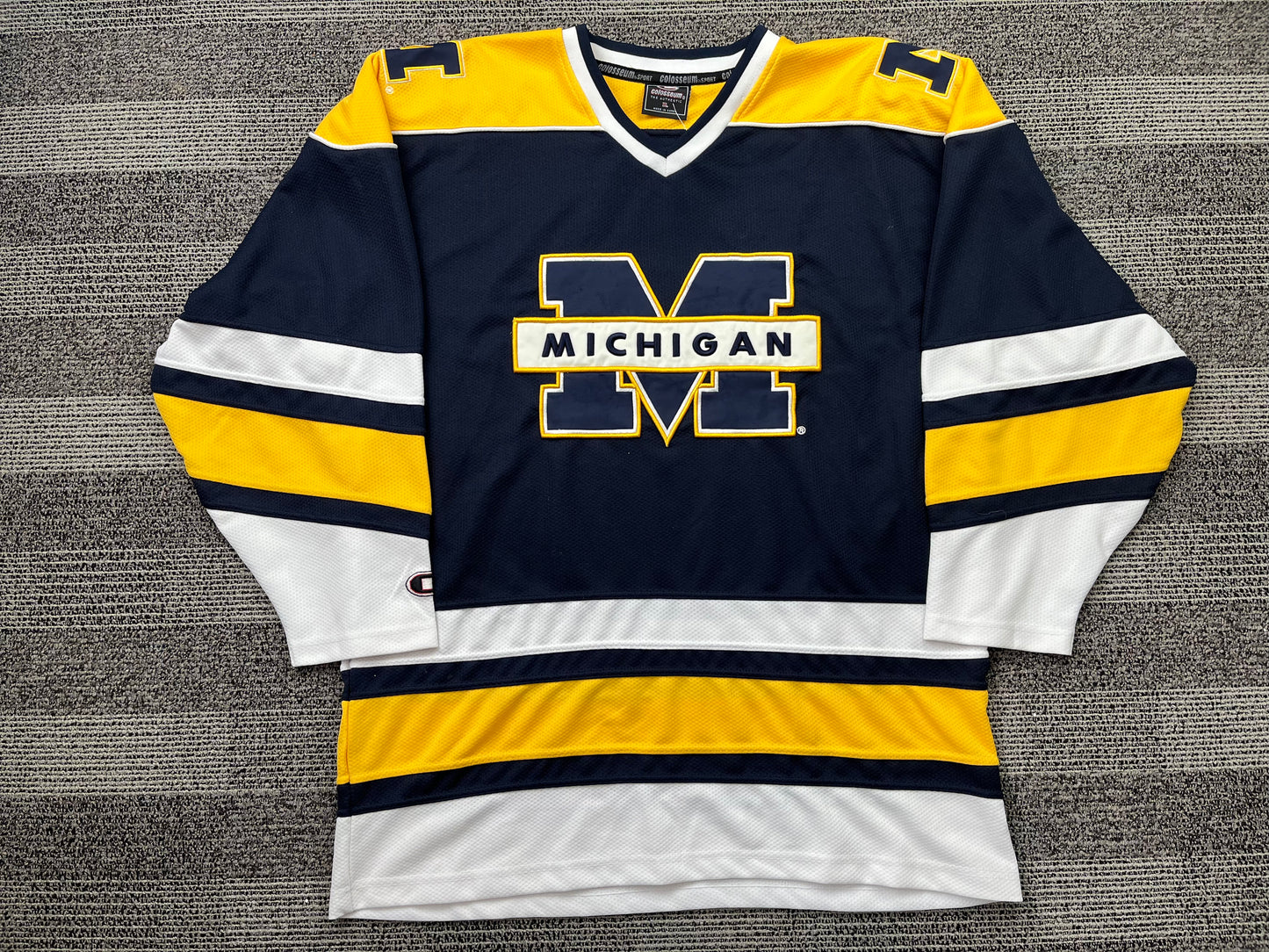 Michigan  Embroidered Hockey Jersey