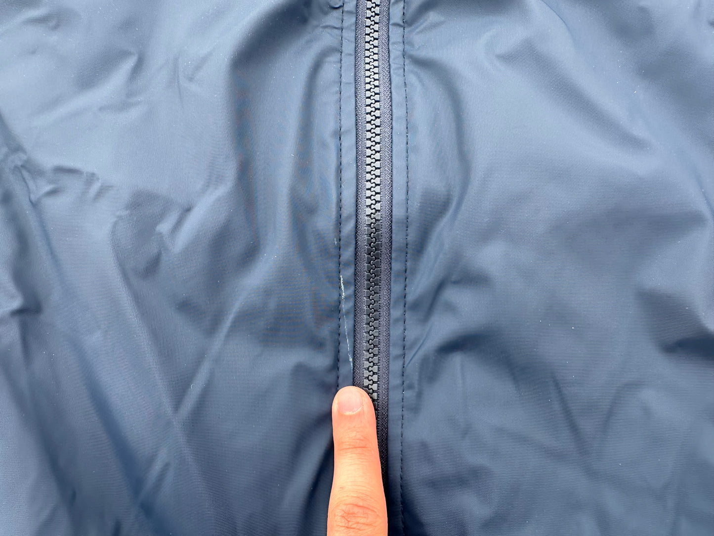 Michigan Distressed Full-Zip Jacket