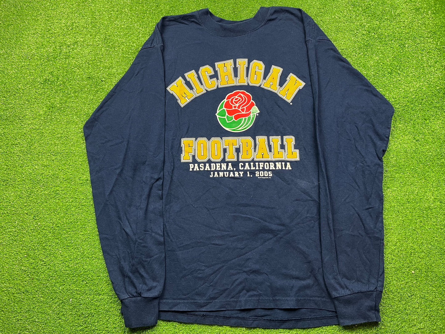 Michigan 2005 Rose Bowl Long-Sleeve T-Shirt