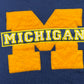 Michigan Embroidered Block M Crewneck