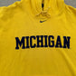 Michigan Swoosh and Embroidered Sweatshirt