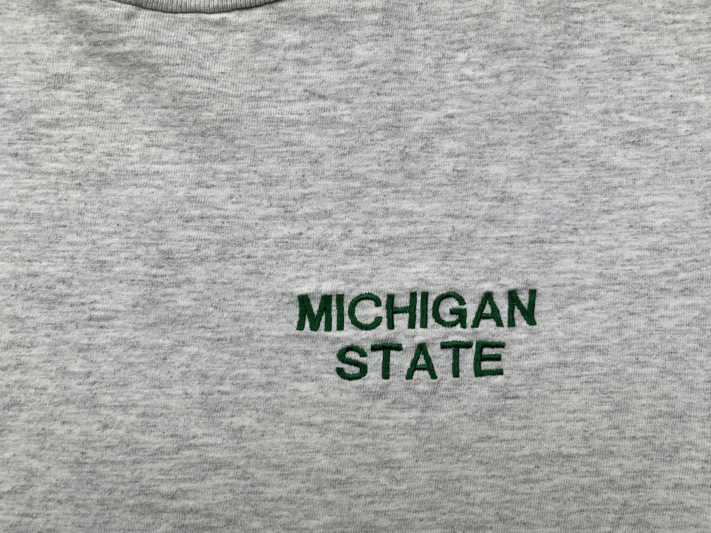 Michigan State Embroidered T-Shirt
