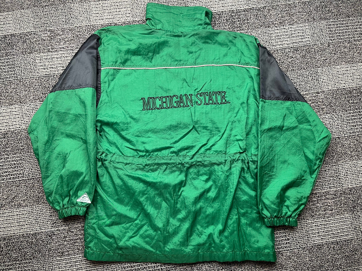 Michigan State Embroidered Full-Zip Windbreaker Jacket