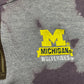 Michigan Embroidered 1/4 Zip Sweater