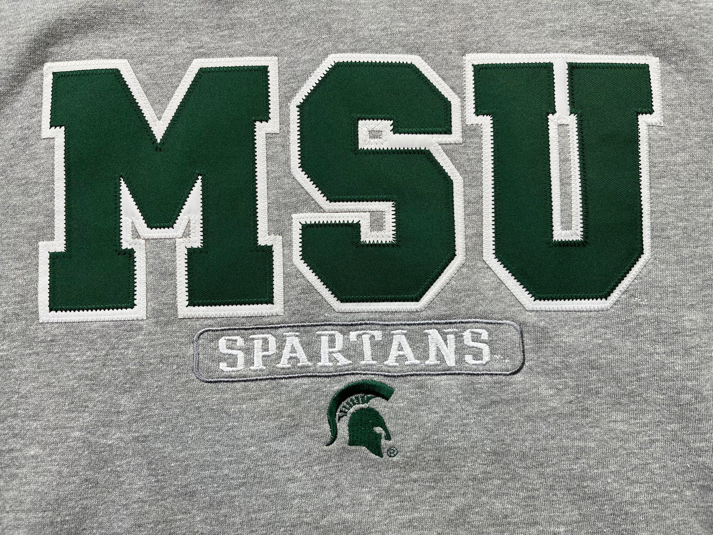 Michigan State Embroidered Sweatshirt