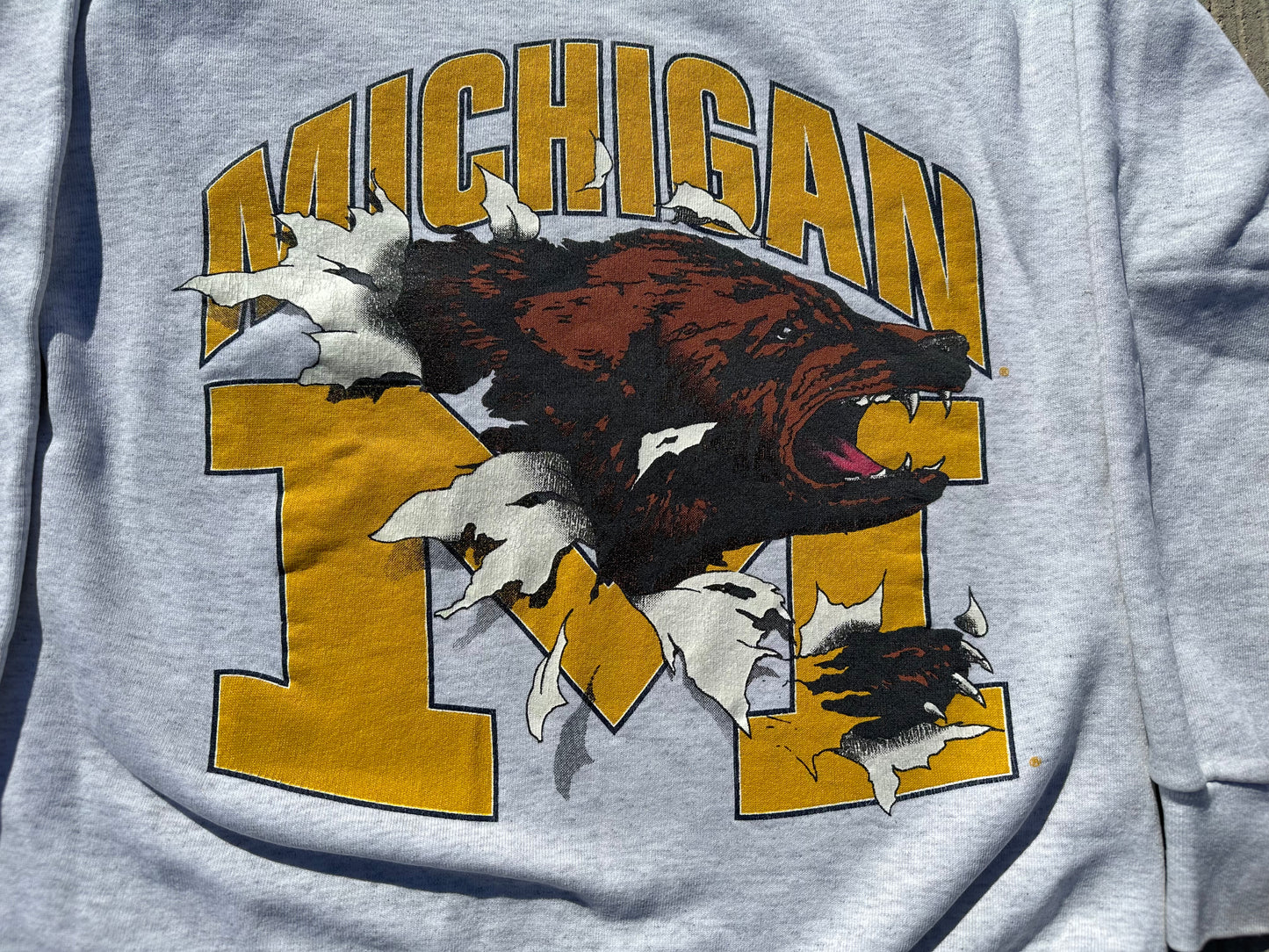 Michigan Double-Sided Graphic Crewneck