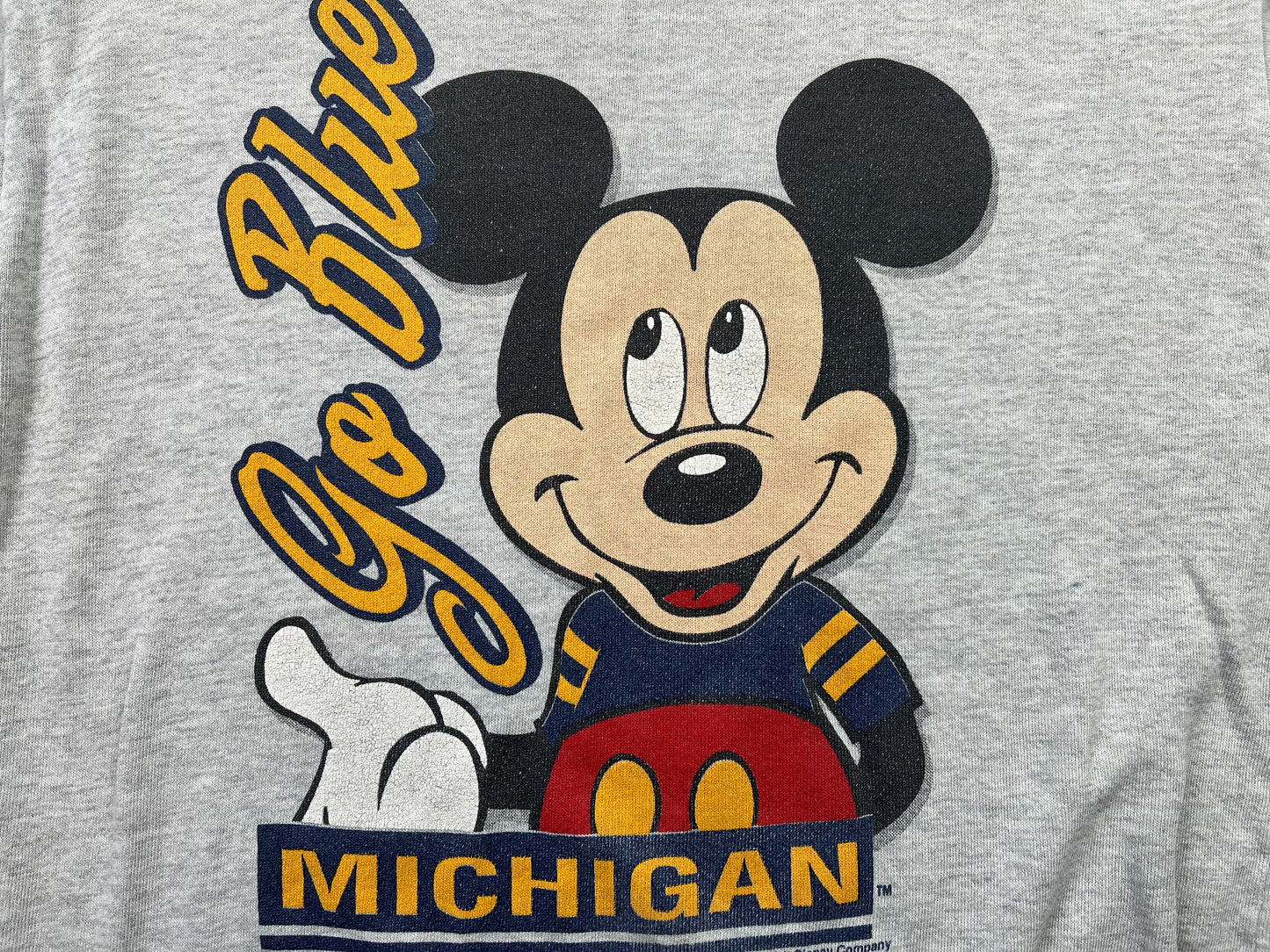 Michigan Mickey Mouse Crewneck