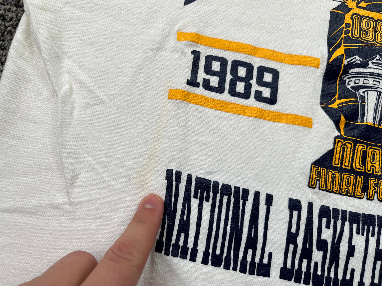 Michigan 1989 National Basketball Champs T-Shirt